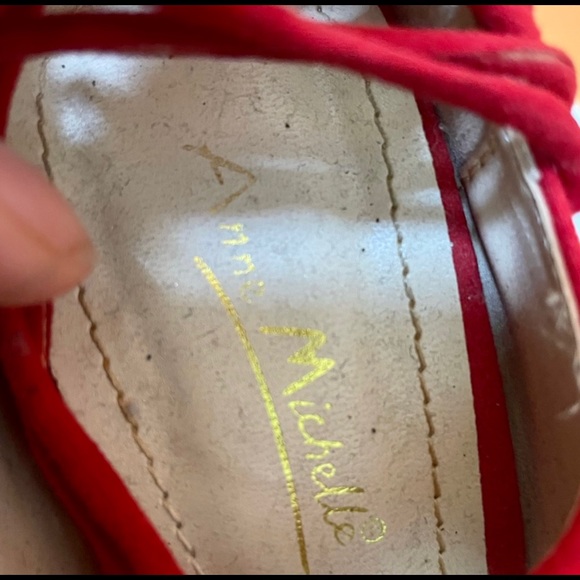 ✨ 3 items for 15% off bundle ✨ Red tie up heels - Picture 2 of 2